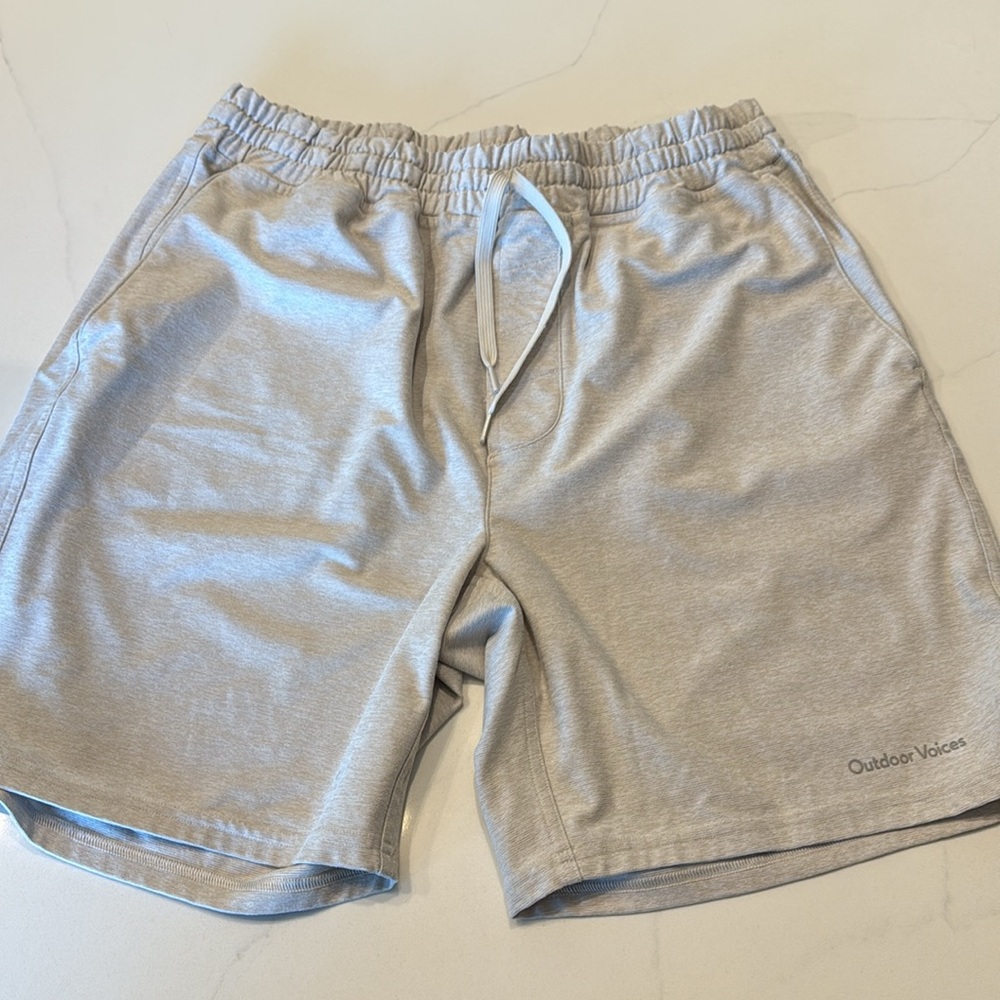 Outdoor Voices. Athleisure Shorts. Light Khaki. Barely worn.